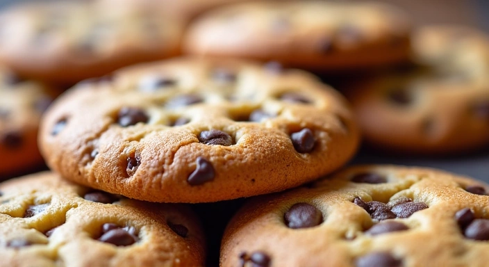 Illustration von Cookies auf einer Website