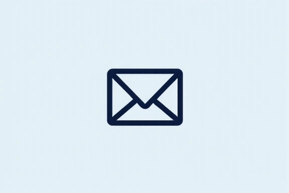 Kontaktformular-Symbol, ein Brief auf einer Notizseite